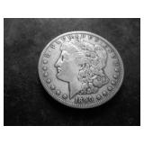 1890 CC Morgan Silver Dollar