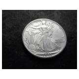 1945 D Walking Liberty Silver Half  Dollar BU