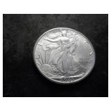 1943 D Walking Liberty Silver Half  Dollar BU