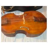 Bass Viola da Gamba by Early Music Shop (1975) with Bow and Hard Case by J. H. Savage Middle Barton Oxford