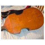 Bass Viola da Gamba by Early Music Shop (1975) with Bow and Hard Case by J. H. Savage Middle Barton Oxford