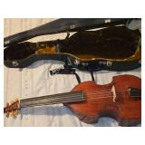 Bass Viola da Gamba by Paul Joseph Reichlin (1982) with Bow and Hard Case