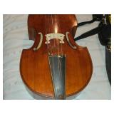 Bass Viola da Gamba by Paul Joseph Reichlin (1982) with Bow and Hard Case