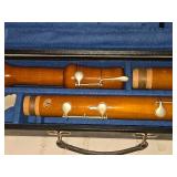 F Bass Recorder 4 Keys by Adler Knick with Case