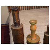 Lot of (5) Racketts - (4) Renaissance (SATB) and (1) Baroque Bass