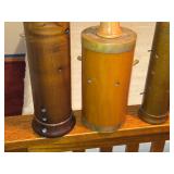 Lot of (5) Racketts - (4) Renaissance (SATB) and (1) Baroque Bass