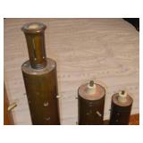 Lot of (5) Racketts - (4) Renaissance (SATB) and (1) Baroque Bass