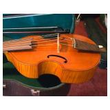 Treble Viola da Gamba by Rudolf Eras with Bow and Hard Case