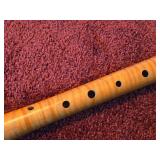 Ganassi style Curly Maple Wood F Alto Recorder A-440 Pitch by Von Huene