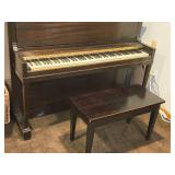 Piano - Howard (Cincinnati) by Baldwin with Piano Bench