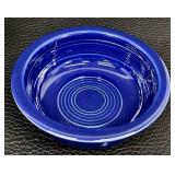 Vintage Fiesta Ware Cobalt Blue Dinnerware Set with Casserole, Plates, Bowls, Cups and Shakers