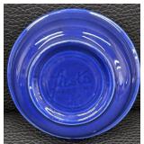 Vintage Fiesta Ware Cobalt Blue Dinnerware Set with Casserole, Plates, Bowls, Cups and Shakers