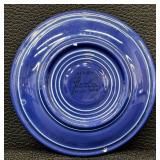 Vintage Fiesta Ware Cobalt Blue Dinnerware Set with Casserole, Plates, Bowls, Cups and Shakers