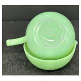 Set of 3 Vintage Fire-King Jadeite Skillet Batter Bowls by Anchor Hocking