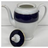 Vintage Rosenthal Claudin China Tea Set with Teapot, Sugar, Creamer, 12 Saucers, 11 Teacups