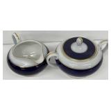 Vintage Rosenthal Claudin China Tea Set with Teapot, Sugar, Creamer, 12 Saucers, 11 Teacups