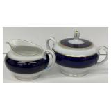 Vintage Rosenthal Claudin China Tea Set with Teapot, Sugar, Creamer, 12 Saucers, 11 Teacups