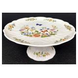 Vintage Aynsley Cottage Garden Pedestal Cake Stand