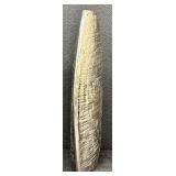 Set of 2 Crate and Barrel Silver Vases, 16 Inch and 11 Inch