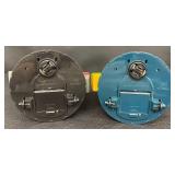 Pair of 2 Micro Chip Robot Retro Toys