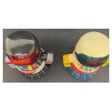 Pair of 2 Micro Chip Robot Retro Toys