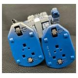 Pair of 2 Toy Robots (Ultima Tron & Cyber Wars Raybot)