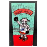 KO Fighter Bot 12-Inch Tin Wind-Up Robot with Box - Missing Key