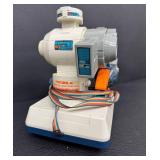 Vintage Radio Shack Armatron Mobile Robot and Robotic Banker Coin Bank Set