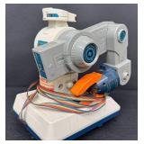 Vintage Radio Shack Armatron Mobile Robot and Robotic Banker Coin Bank Set