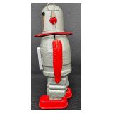 Astro-Scout Wind-Up Tin Robot Toy with Key and Box