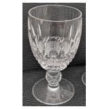 Set of 11 Waterford Colleen Claret Glasses