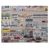 Wayzata Print by Charlotte S. - Framed Artwork, Minnesota Town Scene Wall Art Print