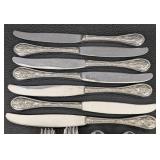 Vintage Supreme Wildflowers S/S Flatware - 43-Pc Set