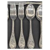 Vintage Supreme Wildflowers S/S Flatware - 43-Pc Set