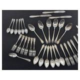 Vintage Holmes & Edwards & 1847 Rogers Bros Vintage Silver Plate Flatware Lot - Assorted Patterns