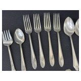 Vintage Holmes & Edwards & 1847 Rogers Bros Vintage Silver Plate Flatware Lot - Assorted Patterns