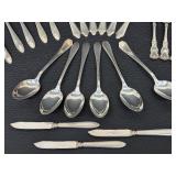 Vintage Holmes & Edwards & 1847 Rogers Bros Vintage Silver Plate Flatware Lot - Assorted Patterns