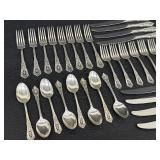 Wallace Rose Point Sterling Silver Flatware Set - Vintage