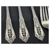 Wallace Rose Point Sterling Silver Flatware Set - Vintage