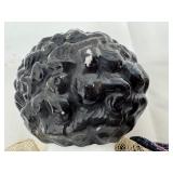 Pair of Antique Dolls in Handcrafted Denim Dresses with Extra Outfits