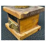 Coffee Grinder - Antique Miniature with Hand Crank