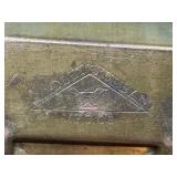 Bradley & Hubbard Art Deco Brass Candle Holder