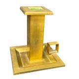 Bradley & Hubbard Art Deco Brass Candle Holder