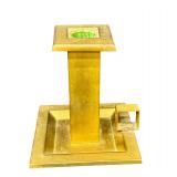 Bradley & Hubbard Art Deco Brass Candle Holder