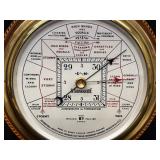 Stormguide Barometer by Short & Mason - Vintage Wood Case with Thermometer, 1920s