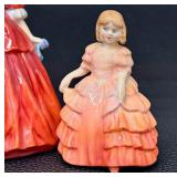 Royal Doulton Vivienne Rose HN 1368 Porcelain Figurine and Royal Doulton Rose Porcelain Figurine
