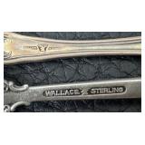 Two Vintage Wallace Sterling Demitasse Spoons