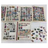 Vintage Stamp Collection - Explorer Stamp Album & Majestic Stamp Album with International Stamps