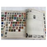 Vintage Stamp Collection - Explorer Stamp Album & Majestic Stamp Album with International Stamps