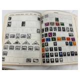 Vintage Stamp Collection - Explorer Stamp Album & Majestic Stamp Album with International Stamps
